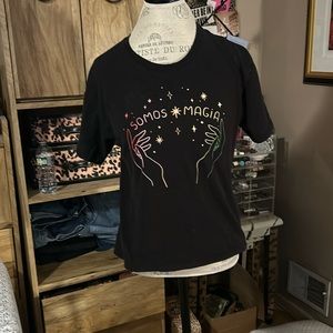 Black Somos Magia Graphic Tee - Small